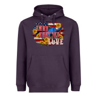 Plum Land that we love 4th of july Heavyweight Hoodie - CowGirlArtShop