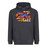 Smoke Land that we love 4th of july Heavyweight Hoodie - CowGirlArtShop
