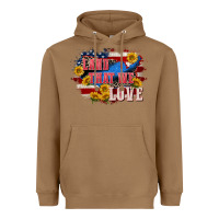 Toasted Coconut Land that we love 4th of july Heavyweight Hoodie - CowGirlArtShop