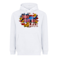 White Land that we love 4th of july Heavyweight Hoodie - CowGirlArtShop