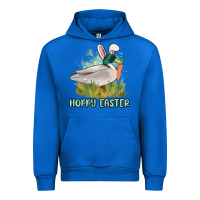 Cobalt hoppy easter duck hunting Urban Hoodie - MaliasSmallBusiness