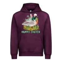 Mauve Wine hoppy easter duck hunting Urban Hoodie - MaliasSmallBusiness