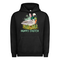 Pigment Black hoppy easter duck hunting Urban Hoodie - MaliasSmallBusiness