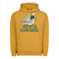 Pigment Peanut Butter hoppy easter duck hunting Urban Hoodie - MaliasSmallBusiness