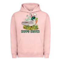 Pigment Salmon hoppy easter duck hunting Urban Hoodie - MaliasSmallBusiness