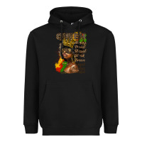 Black afro queen juneteenth Heavyweight Hoodie - HRA Design Shop