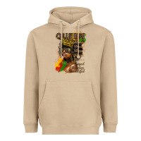 Mushroom afro queen juneteenth Heavyweight Hoodie - HRA Design Shop