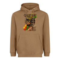 Toasted Coconut afro queen juneteenth Heavyweight Hoodie - HRA Design Shop