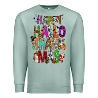 Seafoam happy hallothankmas Premium Sweatshirt - FaDigitalArtStudio