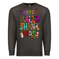 Smoke happy hallothankmas Premium Sweatshirt - FaDigitalArtStudio