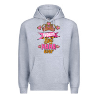 Heather Grey world's best nana ever Premium Hoodie - Jasminsmagicworld