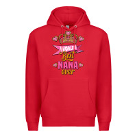 Red world's best nana ever Premium Hoodie - Jasminsmagicworld