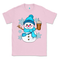Bubblegum Pink cute snowman Classic Tee - Zillion Design Studio