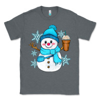 Charcoal Heather cute snowman Classic Tee - Zillion Design Studio