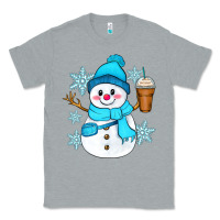 Heather Grey cute snowman Classic Tee - Zillion Design Studio