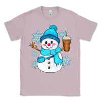 Lilac cute snowman Classic Tee - Zillion Design Studio