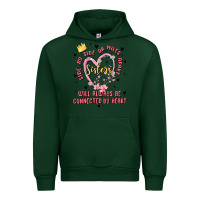Forest Green side by side or miles apart sisters will always be connected by heart Urban Hoodie - MaliasSmallBusiness