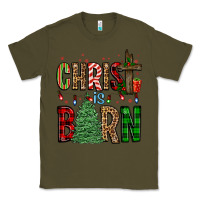 Army Green christ is born Classic Tee - FaDigitalArtStudio