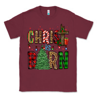 Burgundy christ is born Classic Tee - FaDigitalArtStudio
