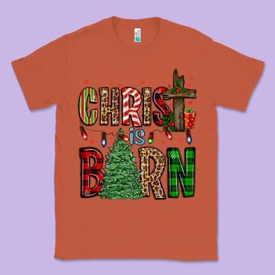 Christ Is Born Classic Tee Designed By Fadigitalartstudio