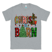 Heather Grey christ is born Classic Tee - FaDigitalArtStudio