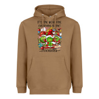 Toasted Coconut it's fine we're fine everythıng is fine! Heavyweight Hoodie - FaDigitalArtStudio