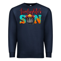 Navy firefighter son boy Premium Sweatshirt - HRA Design Shop