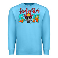 Ocean Blue firefighter son boy Premium Sweatshirt - HRA Design Shop
