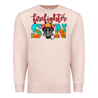 Pale Pink firefighter son boy Premium Sweatshirt - HRA Design Shop