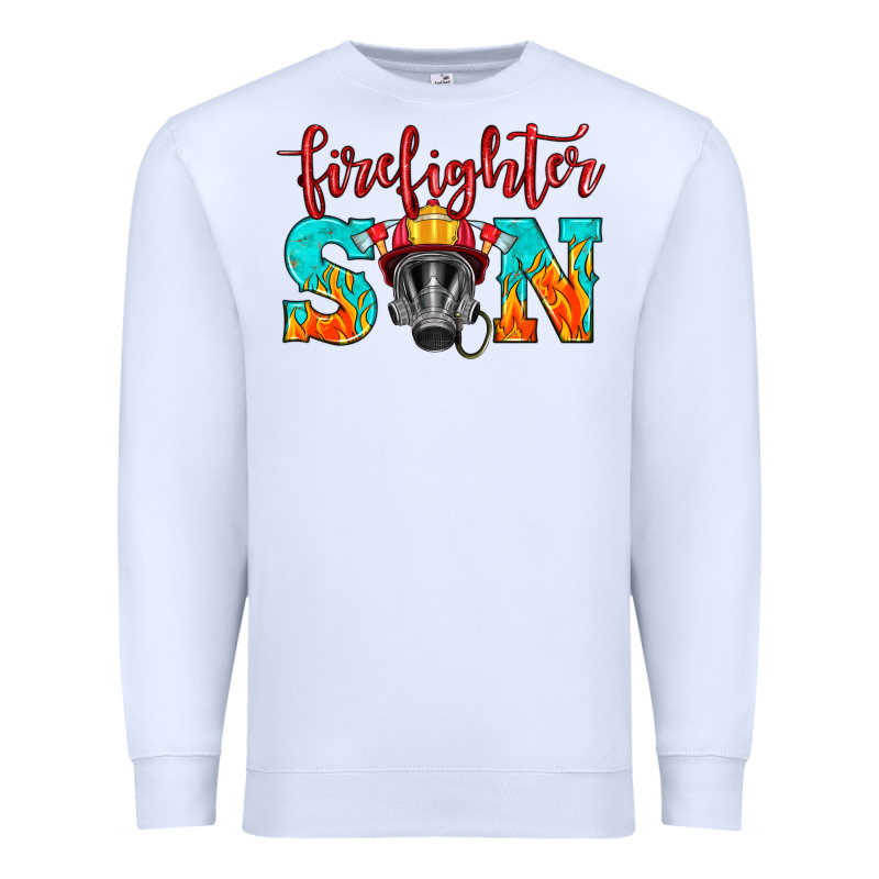 Firefighter Son Boy Premium Sweatshirt by HRA Design Shop | Teevron