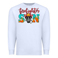 White firefighter son boy Premium Sweatshirt - HRA Design Shop
