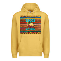 Antique Gold tacos before vatos Premium Hoodie - BarkalooDesign