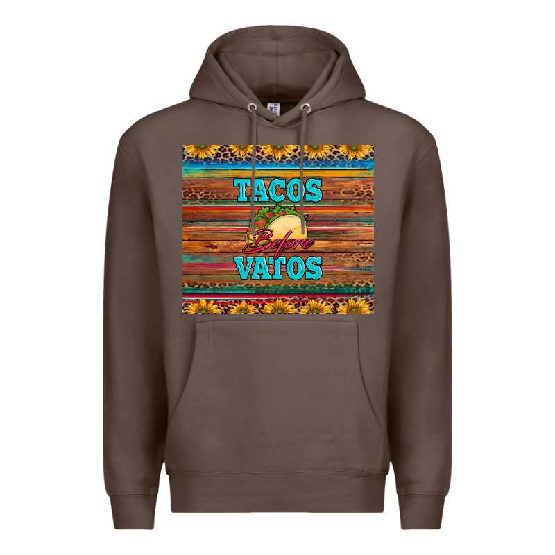 Tacos Before Vatos Premium Hoodie by BarkalooDesign | Teevron
