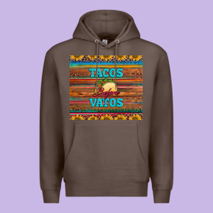 Tacos Before Vatos Premium Hoodie Designed By Barkaloodesign