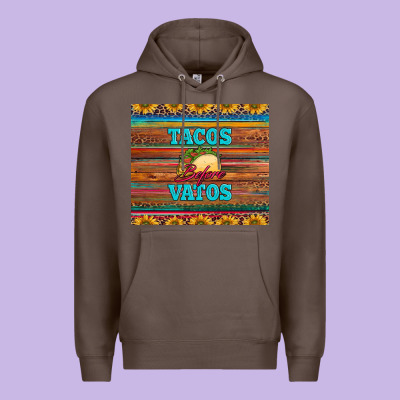 Tacos Before Vatos Premium Hoodie Designed By Barkaloodesign