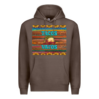 Coffee tacos before vatos Premium Hoodie - BarkalooDesign