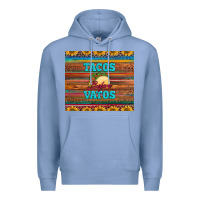Colony Blue tacos before vatos Premium Hoodie - BarkalooDesign