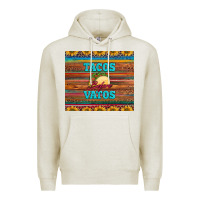 Oatmeal Heather tacos before vatos Premium Hoodie - BarkalooDesign