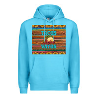 Ocean Blue tacos before vatos Premium Hoodie - BarkalooDesign