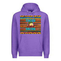 Purple tacos before vatos Premium Hoodie - BarkalooDesign