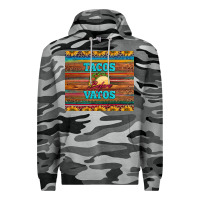 Slate Camo tacos before vatos Premium Hoodie - BarkalooDesign