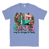 Colony Blue glamper way too boujee for tents 2 Classic Tee - RanaPortraitStore