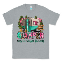 Heather Grey glamper way too boujee for tents 2 Classic Tee - RanaPortraitStore