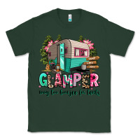 Sports Green glamper way too boujee for tents 2 Classic Tee - RanaPortraitStore