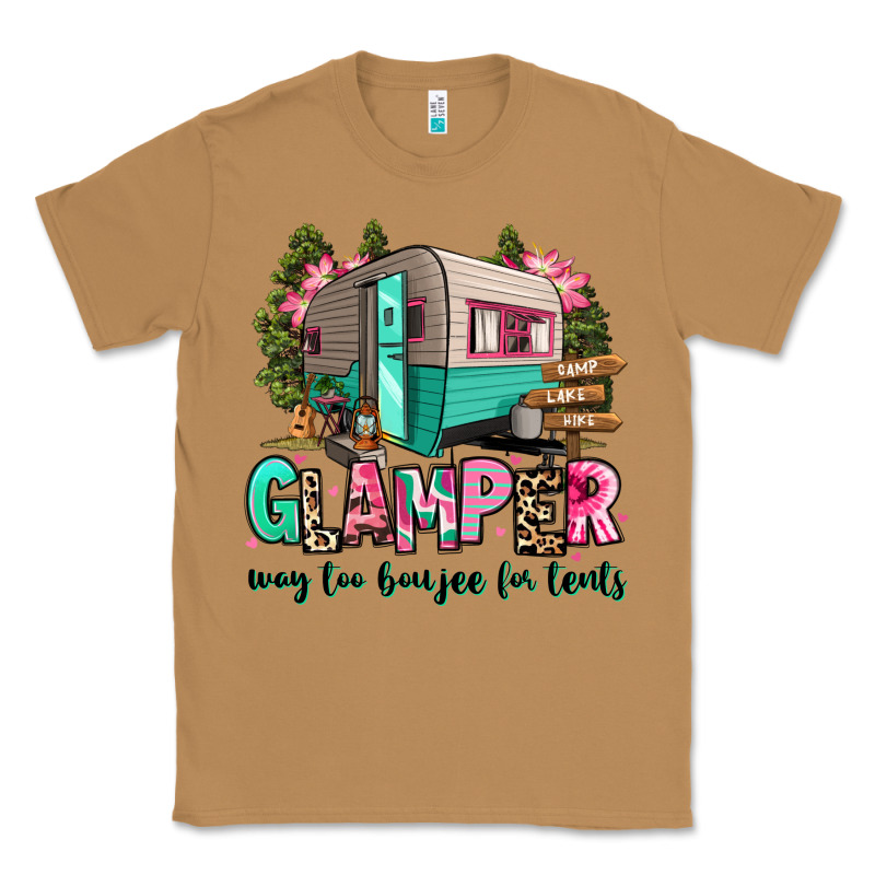 Glamper Way Too Boujee For Tents 2 Classic Tee by RanaPortraitStore | Teevron