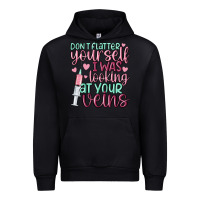 Black don't flatter yourself i was looking at your veins Urban Hoodie - MaliasSmallBusiness