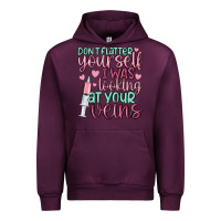 Mauve Wine don't flatter yourself i was looking at your veins Urban Hoodie - MaliasSmallBusiness