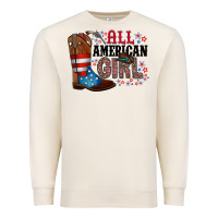 Sandshell all american girl Premium Sweatshirt - RacoonDesign