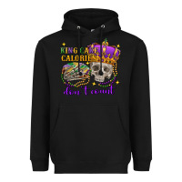 Black king cake calories don't count skull Heavyweight Hoodie - FaDigitalArtStudio