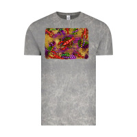 Cloud Rock mardi gras crawfısh leopard wood and glitter background Vintage Tee - Artiststas